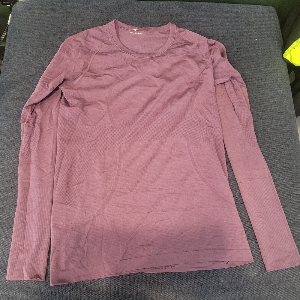 Lululemon Swiftly Long Sleeve Purple 12